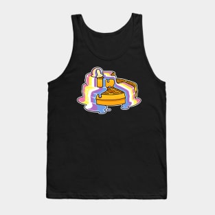 Bigender Pride Waffles LGBT Tank Top